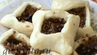 Шаньги с гречкой, грибами и луком. Шаньги с гречкой, грибами и луком.
