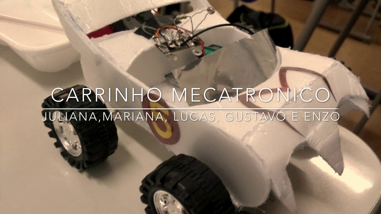 Carro mecatrônico controlado por feixe de luz sharingbox