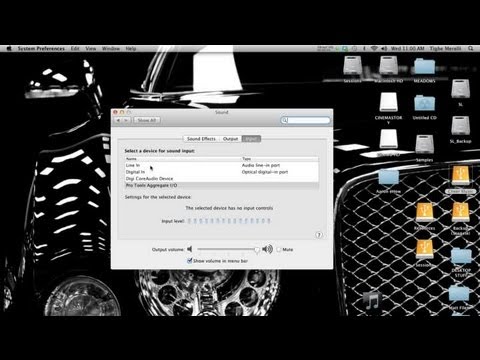 วีดีโอ: อินพุตเสียงบน Mac อยู่ที่ไหน