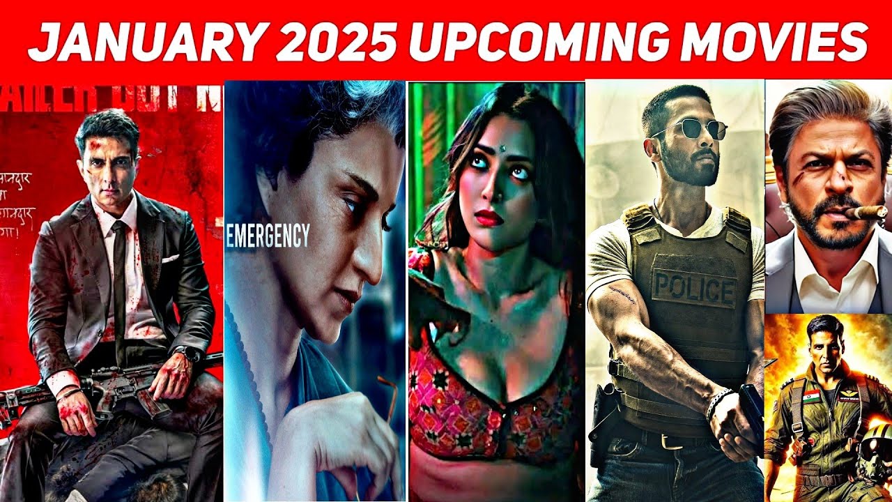Top 05 Upcoming Big Movies Releasing January 2025 | 5 Hindi Movies ...