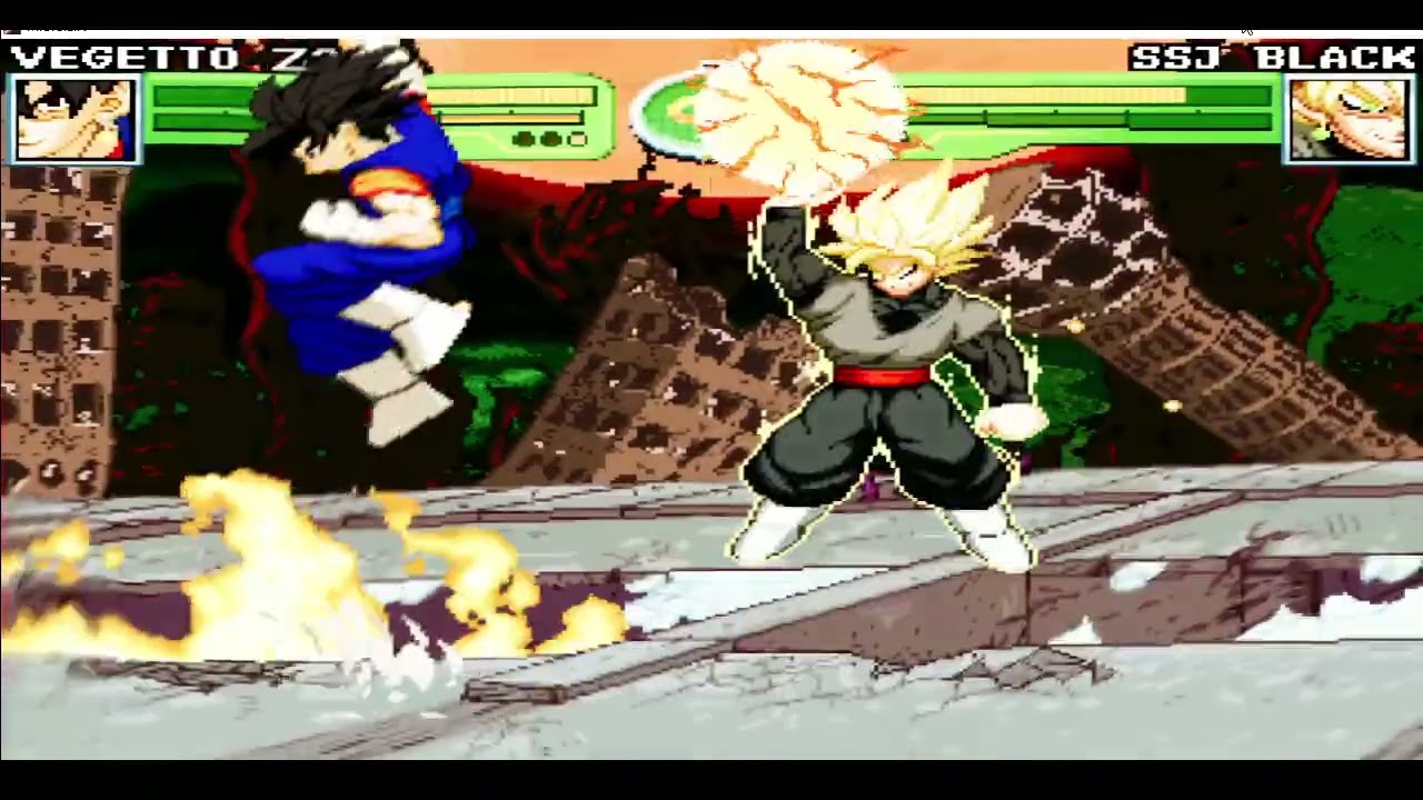 Vegetto Z2i vs SSJ Black Goku Z2i | Fusion vs Corrupted Saiyan (RTX ON) | Hyper Dragon Ball Z v6.0