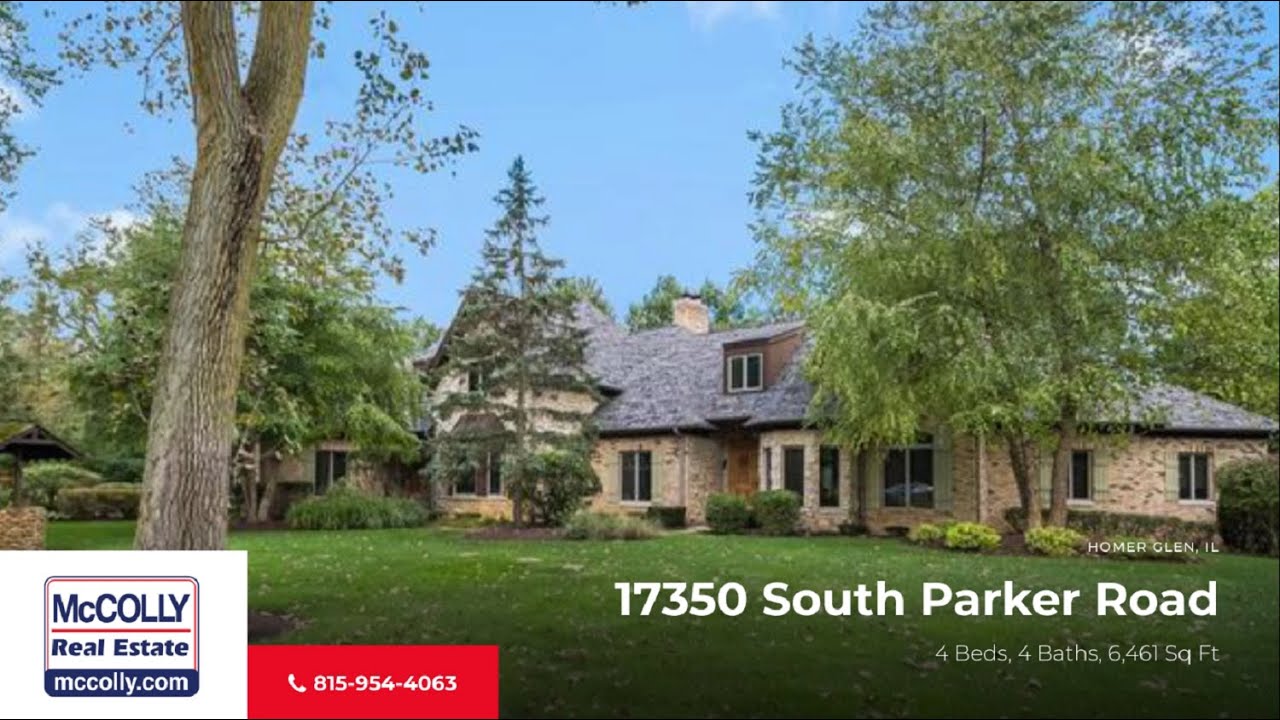 17350 South Parker Road, Homer Glen, IL MLS 10964371 McColly YouTube