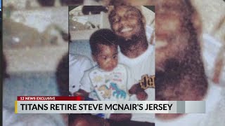 EXCLUSIVE: Steve McNair’s son says he wasn’t invited to father’s jersey retirement