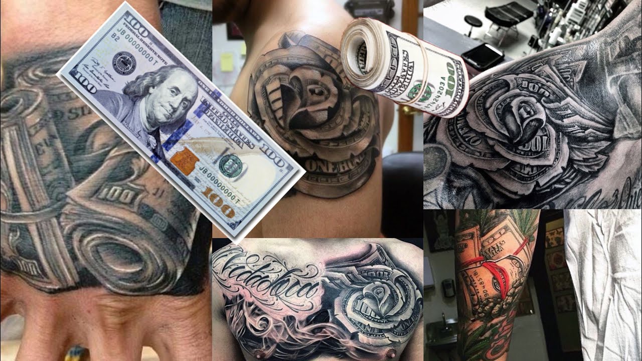 Top $ USA Rose Money Tattoo Ideas - [Inspiration Guide 2020] - YouTube