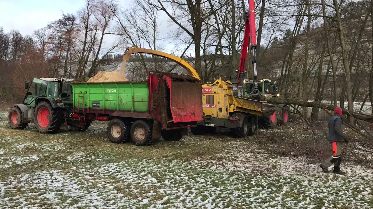 Holzhacken für Hackschnitzel Heizung #1