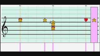 Video thumbnail of "Yoshi's Story - Baby Bowser's Lullaby - Mario Paint Composer"