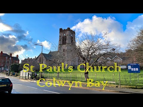 Colwyn Bay, North Wales Drive UK, Part 1 during CIVID-19 Lockdown in April 2020 in 4K