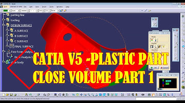 CATIA V5  PLASTIC PART PART 1