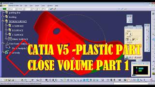 CATIA V5  PLASTIC PART PART 1