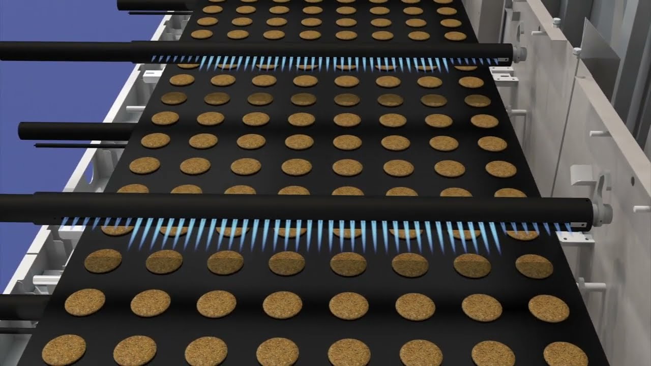 Direct Gas Fired Oven Animation