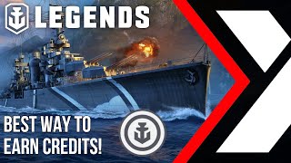 Best Way to Earn Credits | World of Warships: Legends