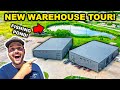 Full tour of my 2 new warehouses 10 acres fishing pond full bar and more