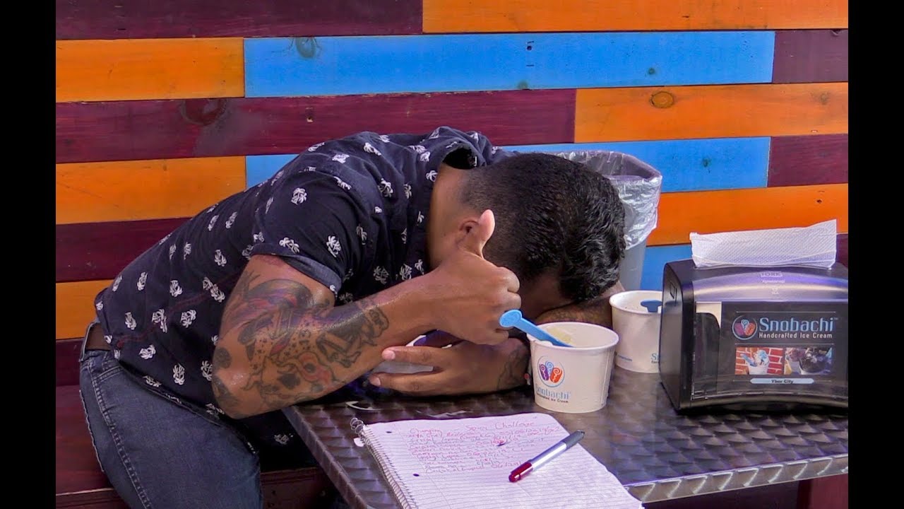 We took the World's Spiciest Ice Cream Challenge at Snobachi in Ybor