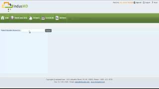 How to Access Patient Education Resources in IndusMD EMR