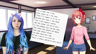 ГРУСТНЫЕ МЫСЛИ САЁРИ... 😞 Doki doki literature club: RainClouds #2