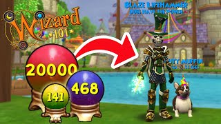 Wizard101: The 20k Health Life Build...