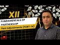 1.14 Fundamentals of Partnership/Partnership/Past Adjustments/Class-XII/2025-26