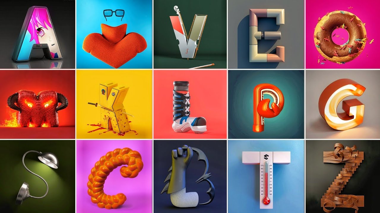 A to Z Alphabets animation - 36days of type 2022 - YouTube