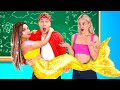 A Mermaid Went To School as a New Student | Bad Mermaid vs Good Mermaid Funny Pranks from FUN2U