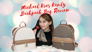 Michael Kors Kenley Backpack Bag Review! - YouTube