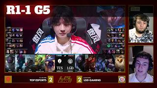 LGD vs TES - Game 5 | Round 1 S16 LPL Summer Playoffs 2026 | LGD Gaming vs Top Esports G5 full