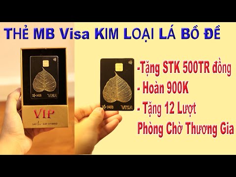 Video Mở thẻ MB Hi Collection Kim Loại tích hợp 2 in 1 tặng... - youtube