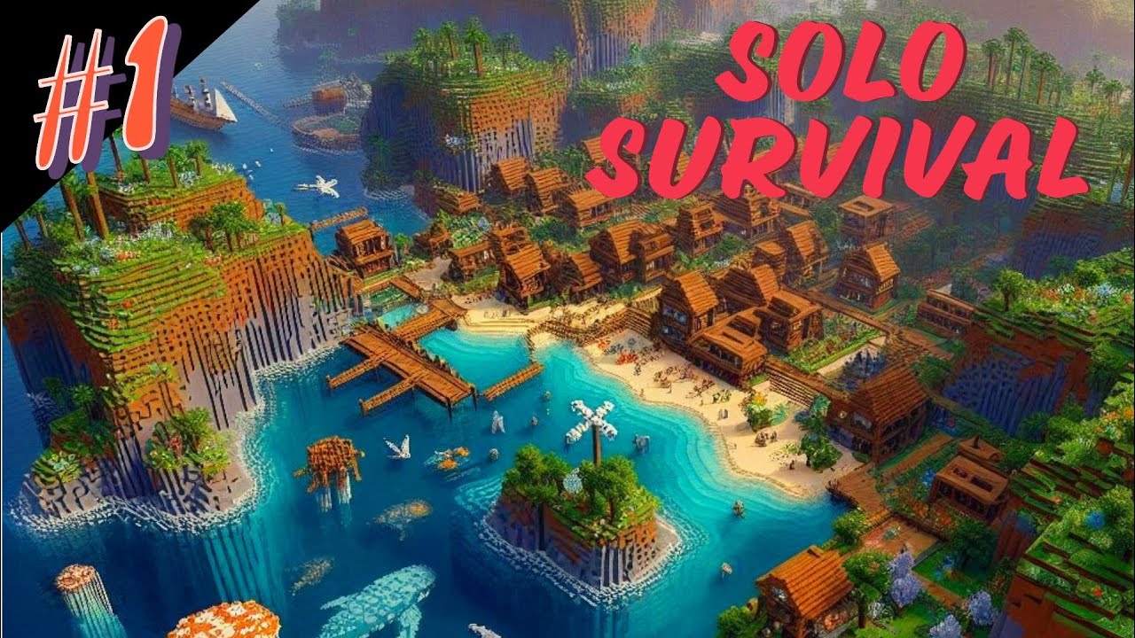 solo survival Minecraft - YouTube
