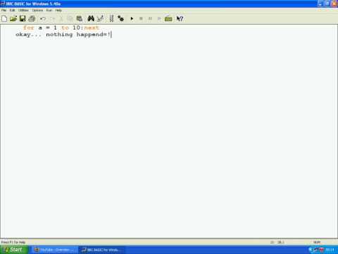 BBC-basic for next loop