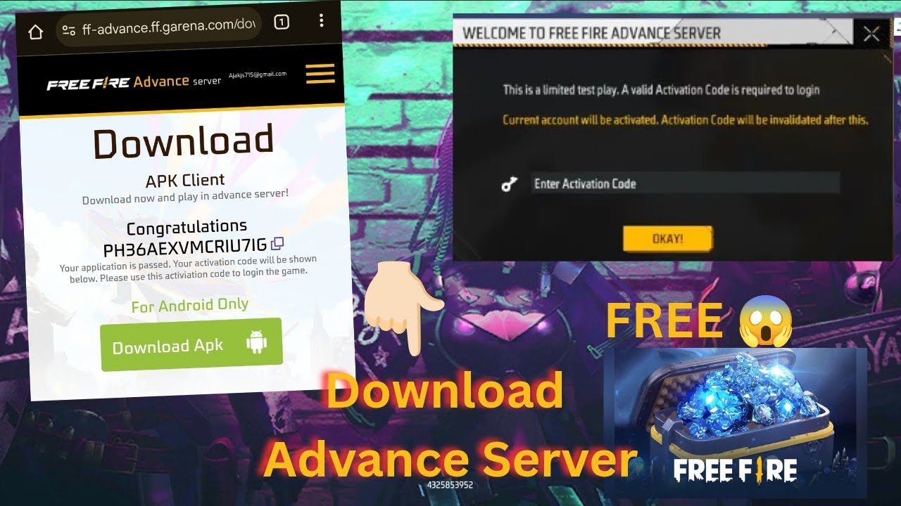 Download New OB49 Advance Server 😱 Garena Free Fire Advance