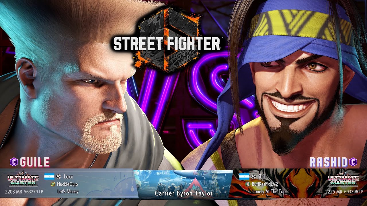 [Street Fighter 6] Guile (Lexx) vs Rashid (jbjb) | Pro Ranked Match Replay