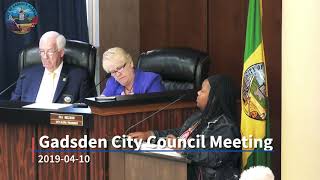 Gadsden City Council Meeting 2019-04-10