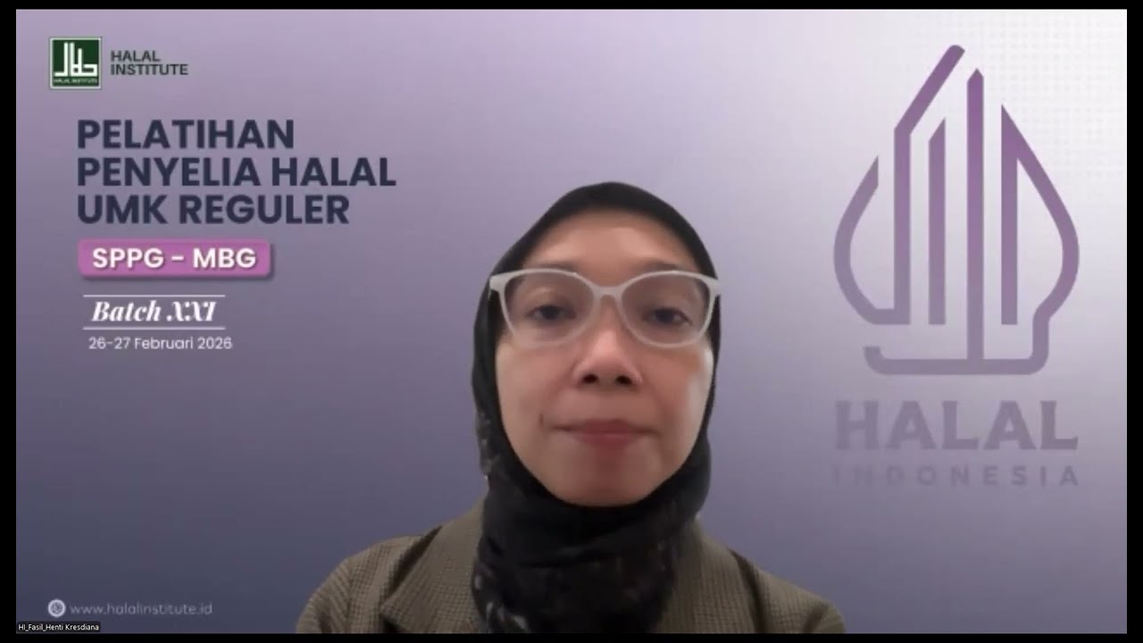 Menyusun Manual SJPH,Menyiapkan Daftar Bahan Halal, dan Mengawasi Bahan, Proses dan Produk Halal