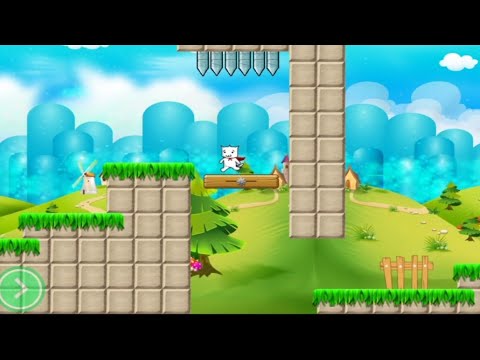 Syobon Action 2 HD Level 4 Walkthrough speedrun | Cat Mario level 4