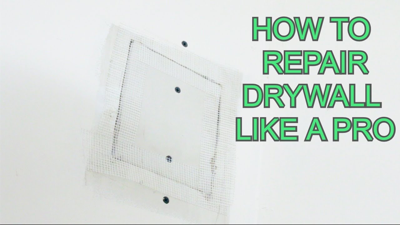 How to repair Drywall like a PRO | DIY for Homeowners - YouTube