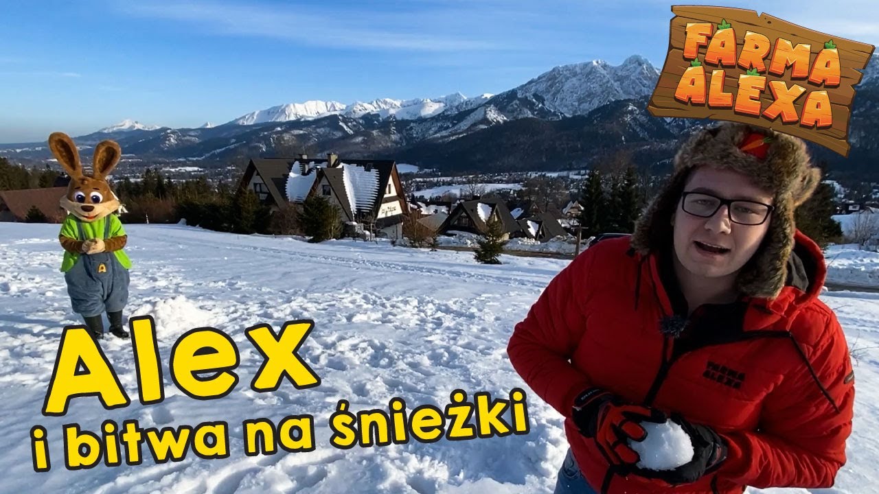 Alex i bitwa na śnieżki | Zobaczcie ile śnieżek zrobiliśmy! | Nauka i zabawa dla dzieci