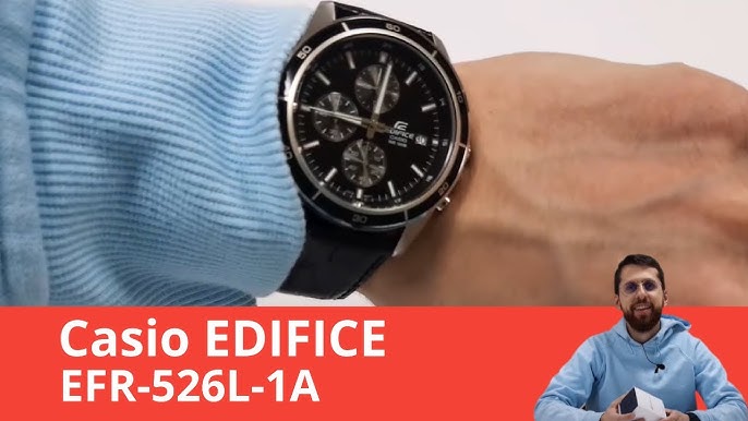 Обзор Casio Edifice EFR-526L-1A - YouTube