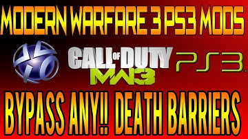 *NEW* MW3 Mods Bypass Death Barrier II Human Lagswitch Classes II PS3 Gameplay