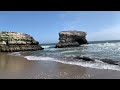 A windy afternoon at Natural Bridges State Beach