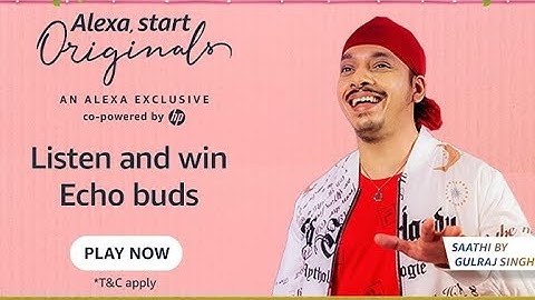 Amazon Alexa Start Listen And Win Quiz Answers Today I Amazon Quiz Today