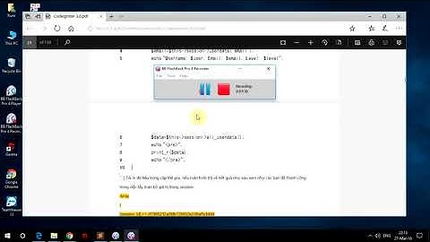 Bài 5  Load Library Session Trong Codeigniter