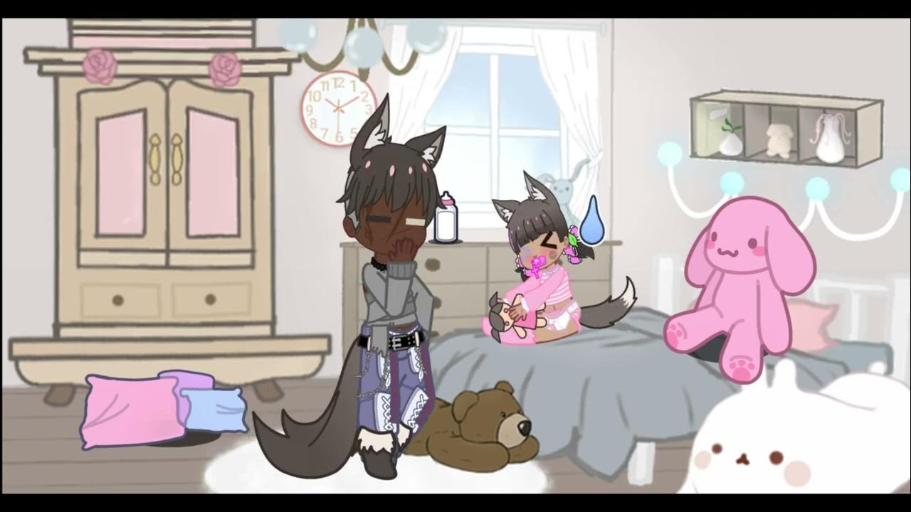 Playtime and jumpin on beds 🧸age regression 🧸 gacha club 🌈CW sfwagere 🦄agere YouTube