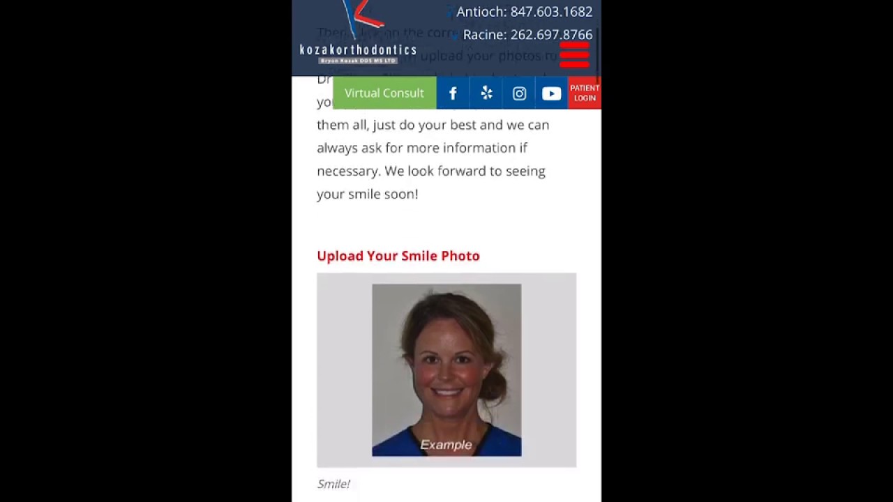 Pro Tip!:  Taking and uploading photos to our Virtual Consult Platform