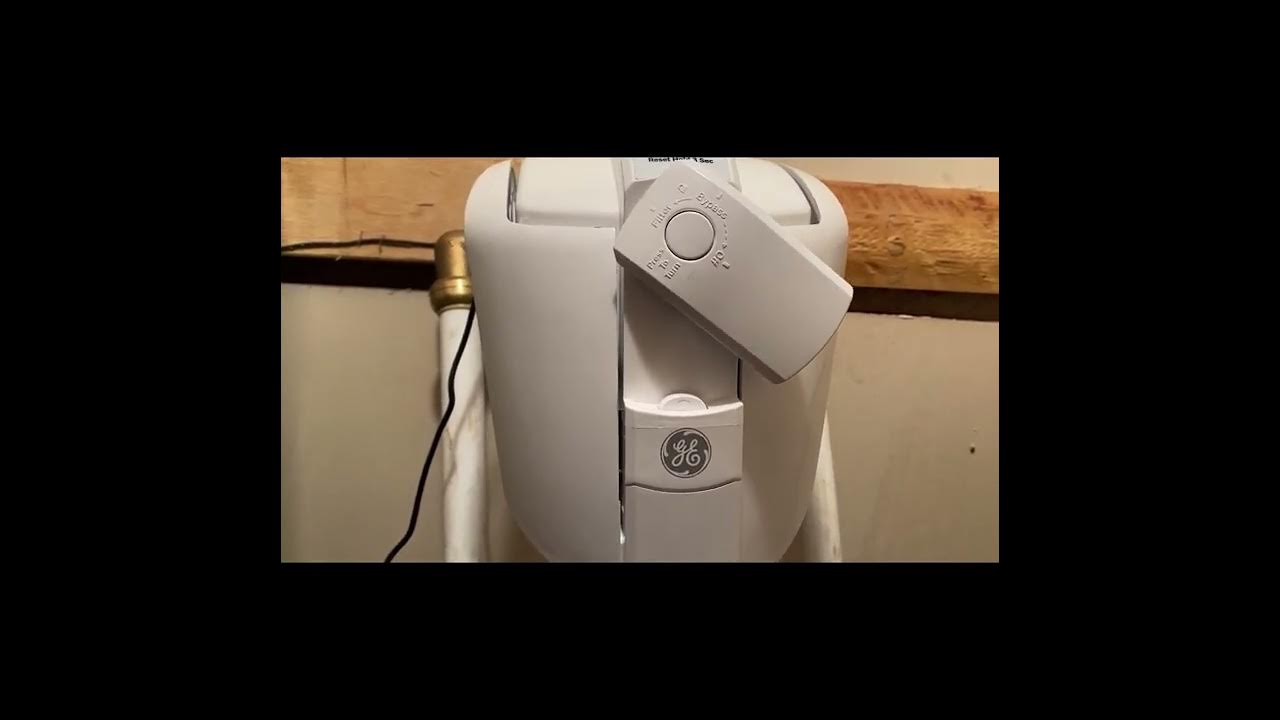 How to change water filter on GE Smart Whole House Water Filtration