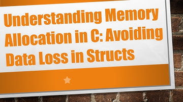 Understanding Memory Allocation in C: Avoiding Data Loss in Structs