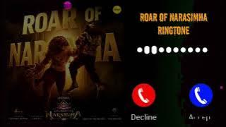 ROAR OF NARASIMHA RINGTONE 🎧|SG CINEMATIC UNIVERSE|