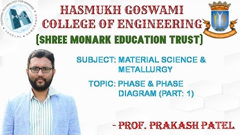 PHASE & PHASE DIAGRAM (PART: 1) (2ND YEAR, AUTO-MECH, HGCE, VAHELAL)