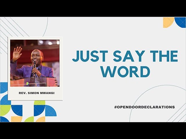 Open Door Declarations, 11th February, 2024; Welcome to our 2nd Service class=