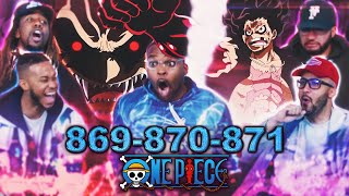 SNAKE MAN LUFFY VS KATAKURI FINALE! One Piece Ep 869-871 Reaction