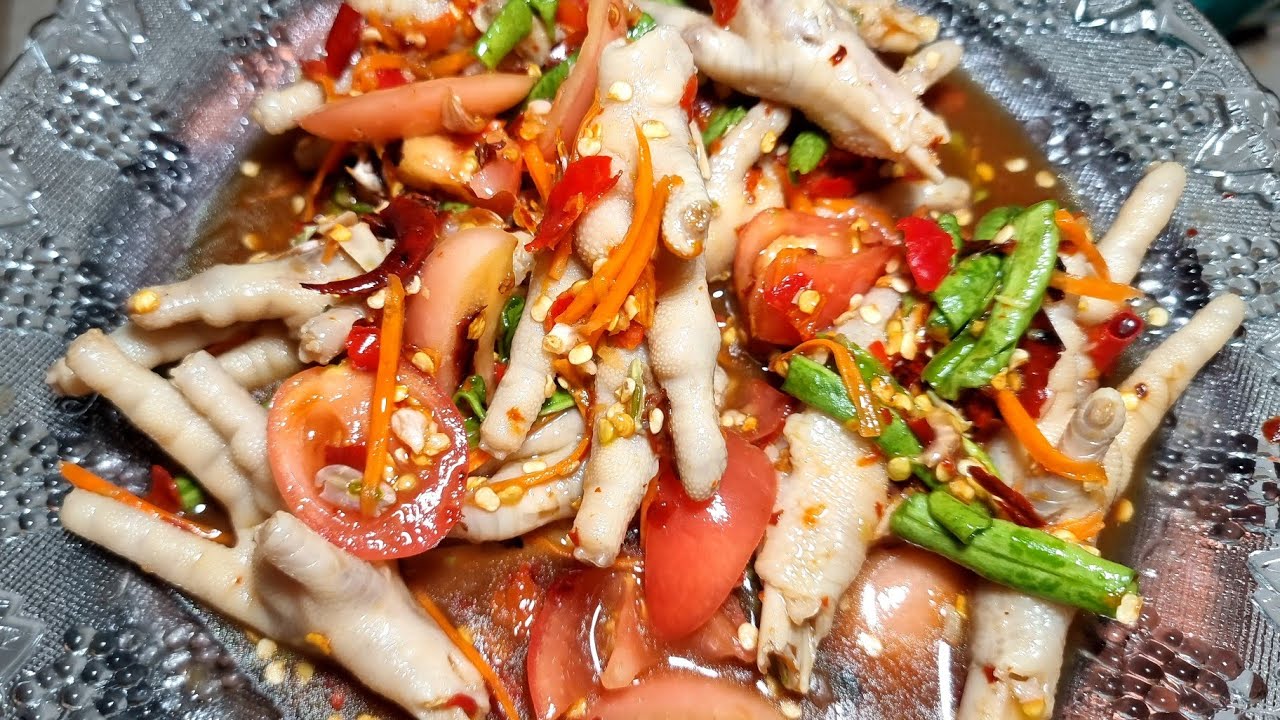 ကြက်ခြေထောက်​ ချဥ်​စပ်စပ်​ထောင်း​နည်း