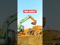 Powerful Excavator Mud Loading into Tractor Trolley | Heavy Equipment Working #shorts #jcbexcavator